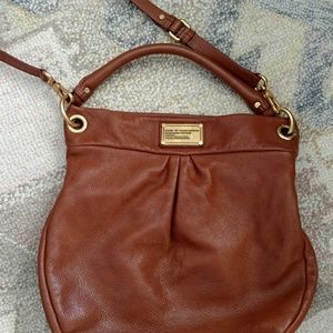Marc Jacobs brown leather shoulder bag